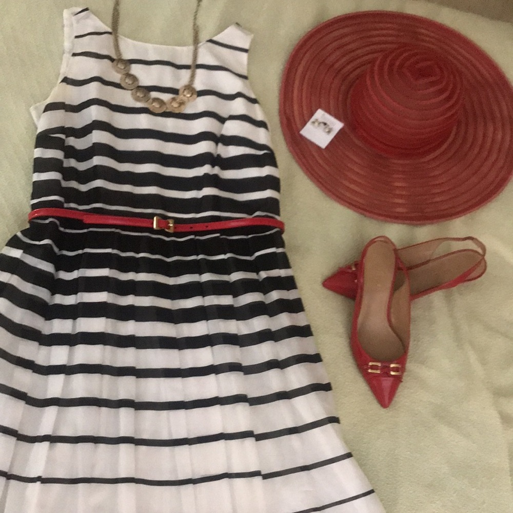 Talbots Dress with Pleated Skirt